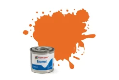 Humbrol 46 14ml Enamel Matt Orange Paint Tinlet