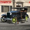 ICM 1/24 Ford Model A Gangster Car