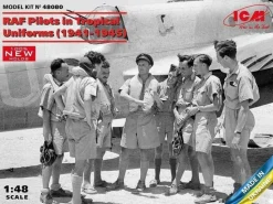 ICM 1/48 WWII RAF Pilots in Tropical Uniforms 1941-1945
