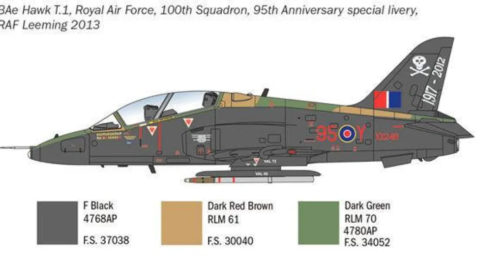 Italeri 1/48 BAe Hawk T.1