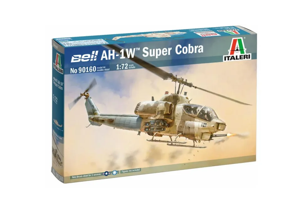 Italeri 1/72 Bell AH-1W SuperCobra Attack Helicopter