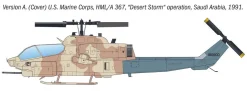 Italeri 1/72 Bell AH-1W SuperCobra Attack Helicopter