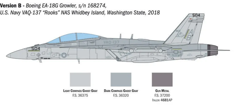 Italeri 1/48 Boeing EA-18G Growler Model Kit