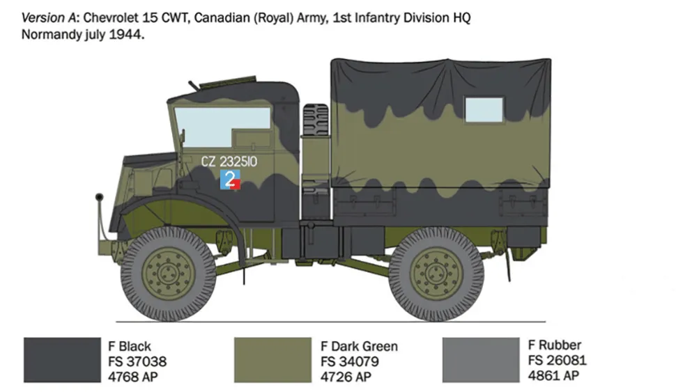 Italeri 1/35 Chevrolet 15 CWT Truck