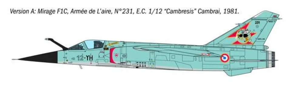 Italeri 1/48 Dassault Mirage F1 C/CR