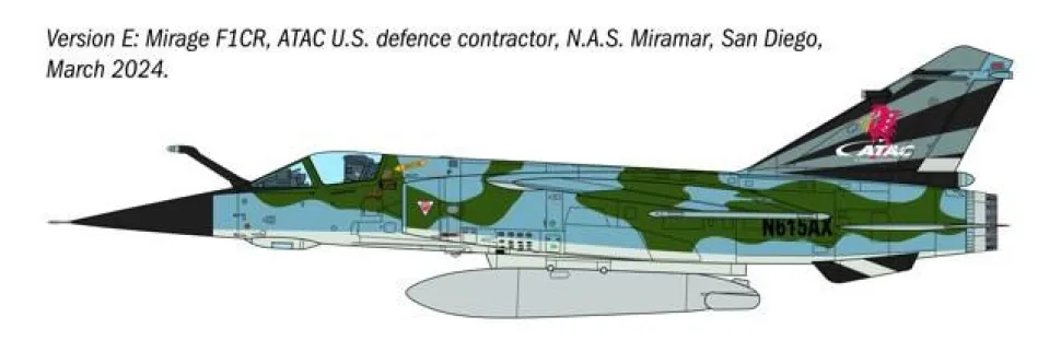 Italeri 1/48 Dassault Mirage F1 C/CR