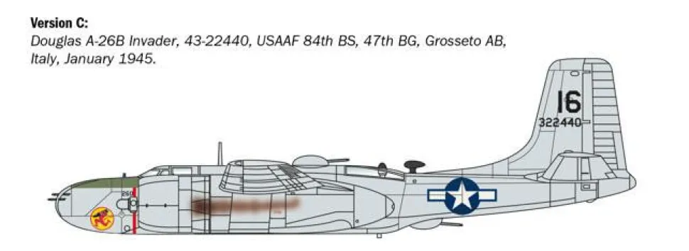 Italeri 1/72 Douglas A-26 A/B Invader