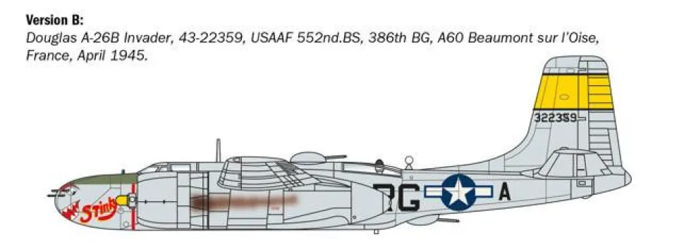 Italeri 1/72 Douglas A-26 A/B Invader