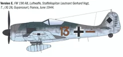 Italeri 1/72 Focke-Wulf Fw 190 A-8/F (WWII Aces)