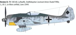 Italeri 1/72 Focke-Wulf Fw 190 A-8/F (WWII Aces)