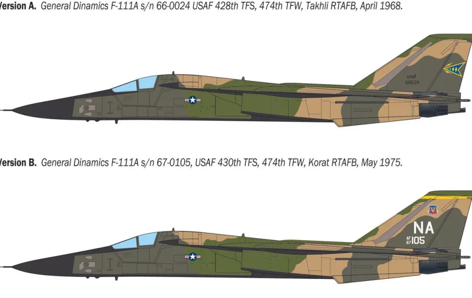 Italeri 1/72 General Dynamics F-111A Aardvark