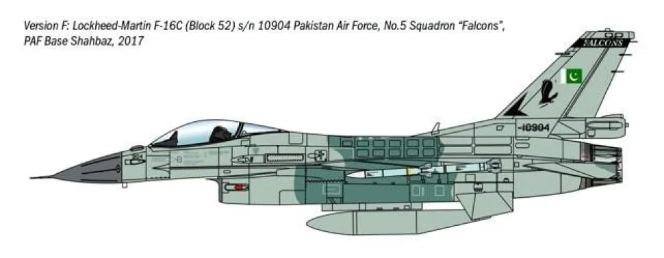 Italeri 1/48 General Dynamics F-16C Fighting Falcon