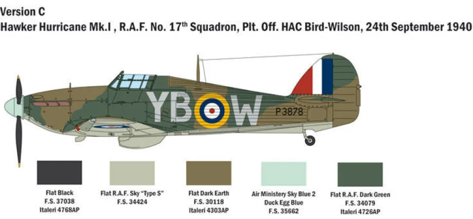 Italeri 1/48 Hawker Hurricane Mk.I