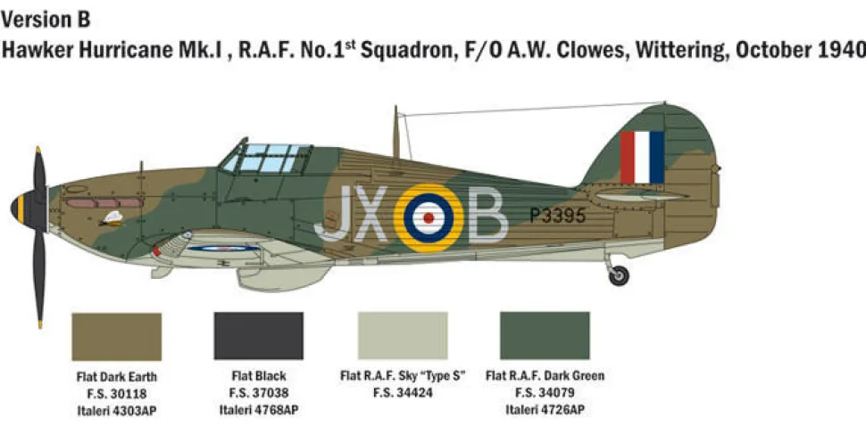 Italeri 1/48 Hawker Hurricane Mk.I