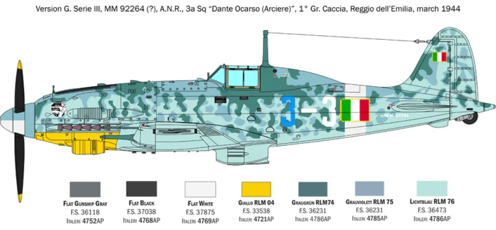 Italeri 1/32 Macchi MC.205 Veltro