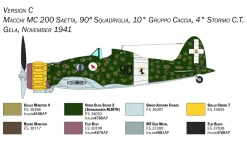 Italeri 1/48 Macchi MC.200 XXI-XXIII Series