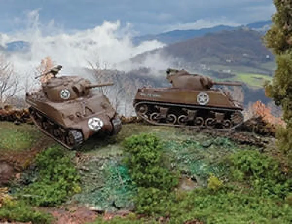 Italeri 1/72 M4A3 Sherman Fast Assembly Model Kit