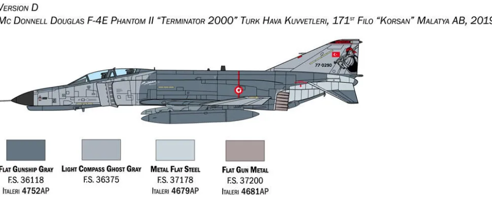 Italeri 1/72 McDonnell Douglas F-4E/F Phantom II