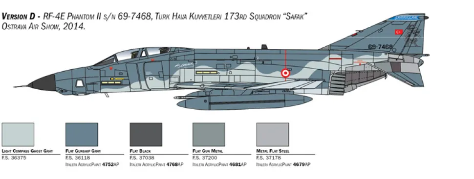 Italeri 1/48 McDonnell Douglas RF-4E Phantom II