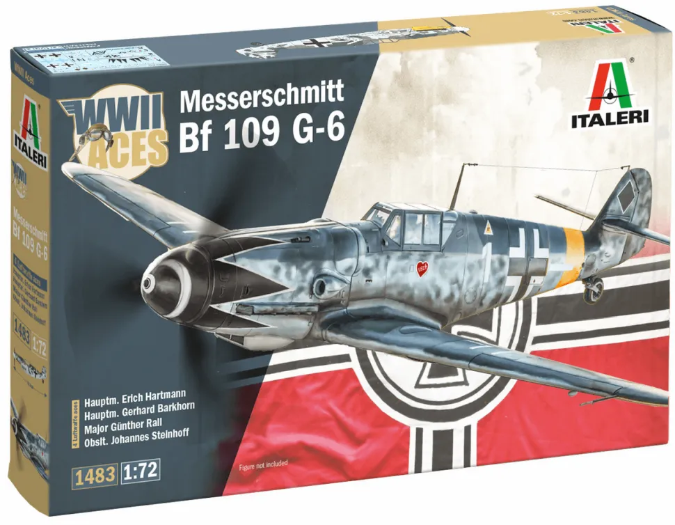 Italeri 1/72 Messerschmitt Bf 109G-6 (WWII Aces)