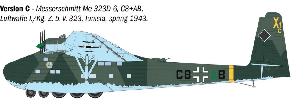 Italeri 1/72 Messerschmitt Me 323 Gigant