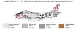 Italeri 1/48 North American F-86E Sabre