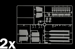 Italeri 1/48 Piasecki H-21C Flying Banana GunShip Model Kit