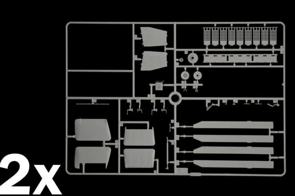 Italeri 1/48 Piasecki H-21C Flying Banana GunShip Model Kit