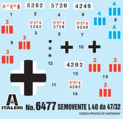 Italeri 1/35 Semovente L40 Da 47/32
