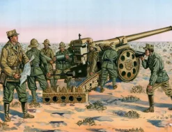 Italeri 1/72 WWII Italian Cannon 149/40 with Crew