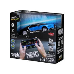 Maisto Bluetooth Diecast Bugatti Chiron Radio Controlled Car