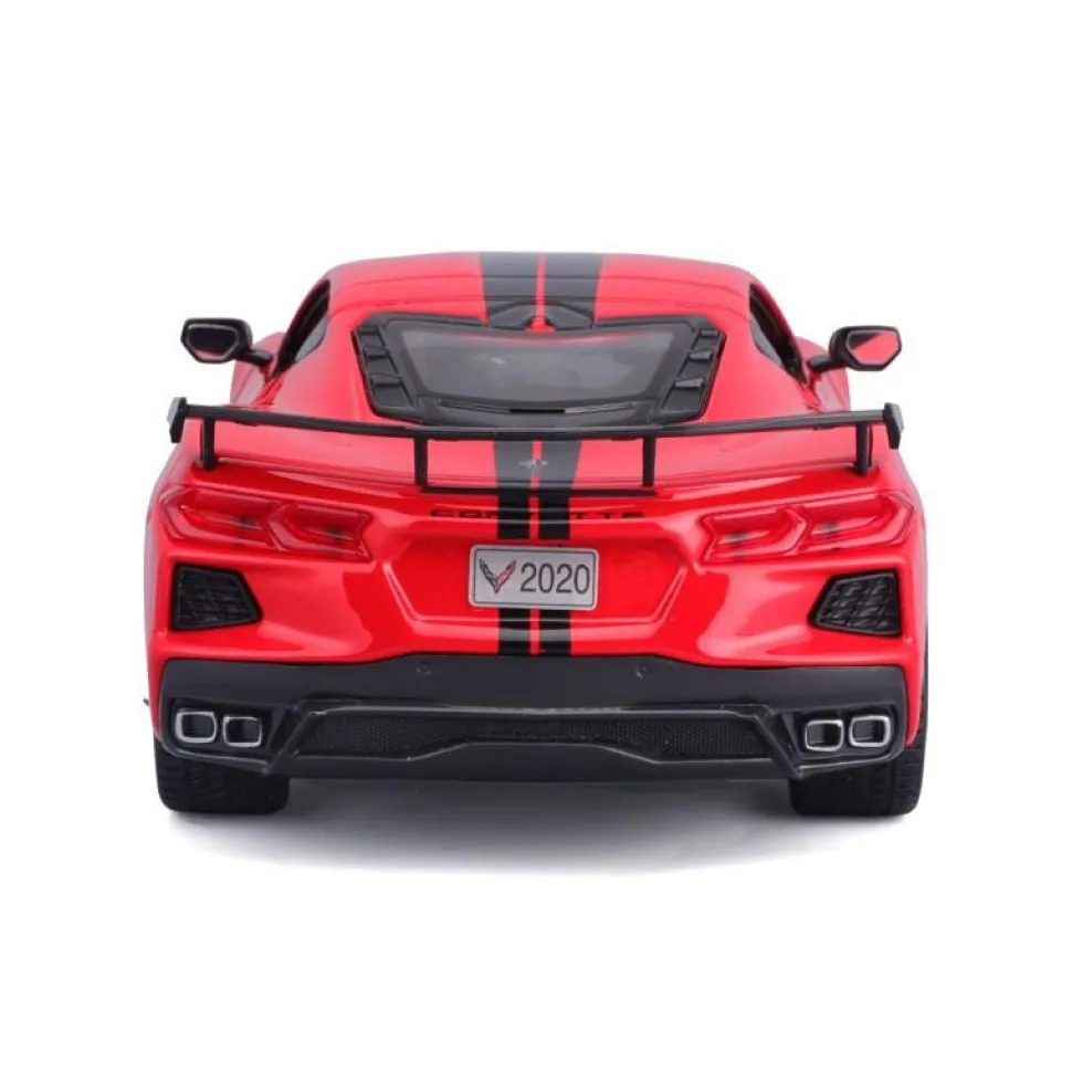 Maisto 1/24 Corvette Stingray Coupe High Wing 2020 Diecast Model