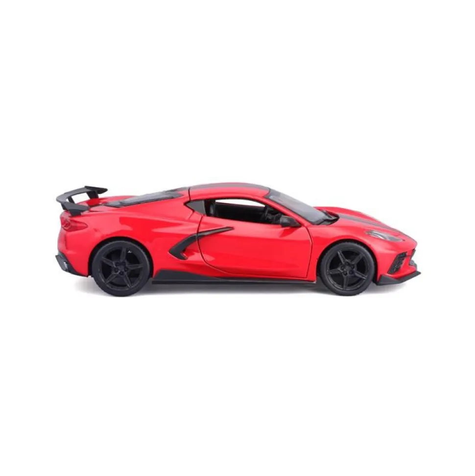 Maisto 1/24 Corvette Stingray Coupe High Wing 2020 Diecast Model