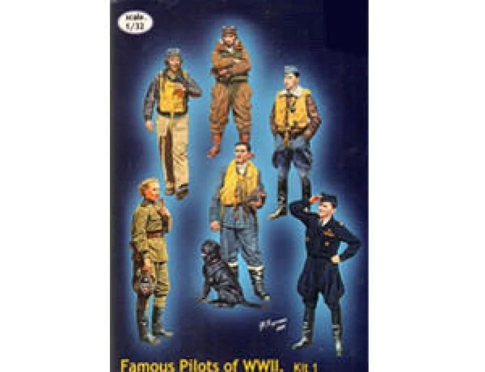 Master Box 1/32 Famous Pilots of World War II