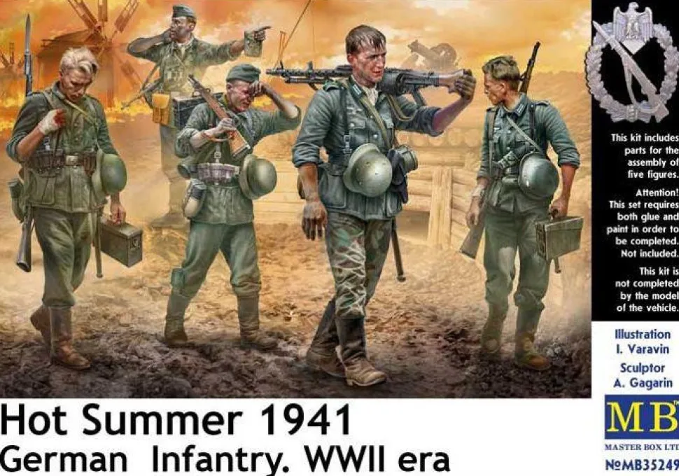 Master Box 1/35 Hot Summer 1941, German Infantry WWII