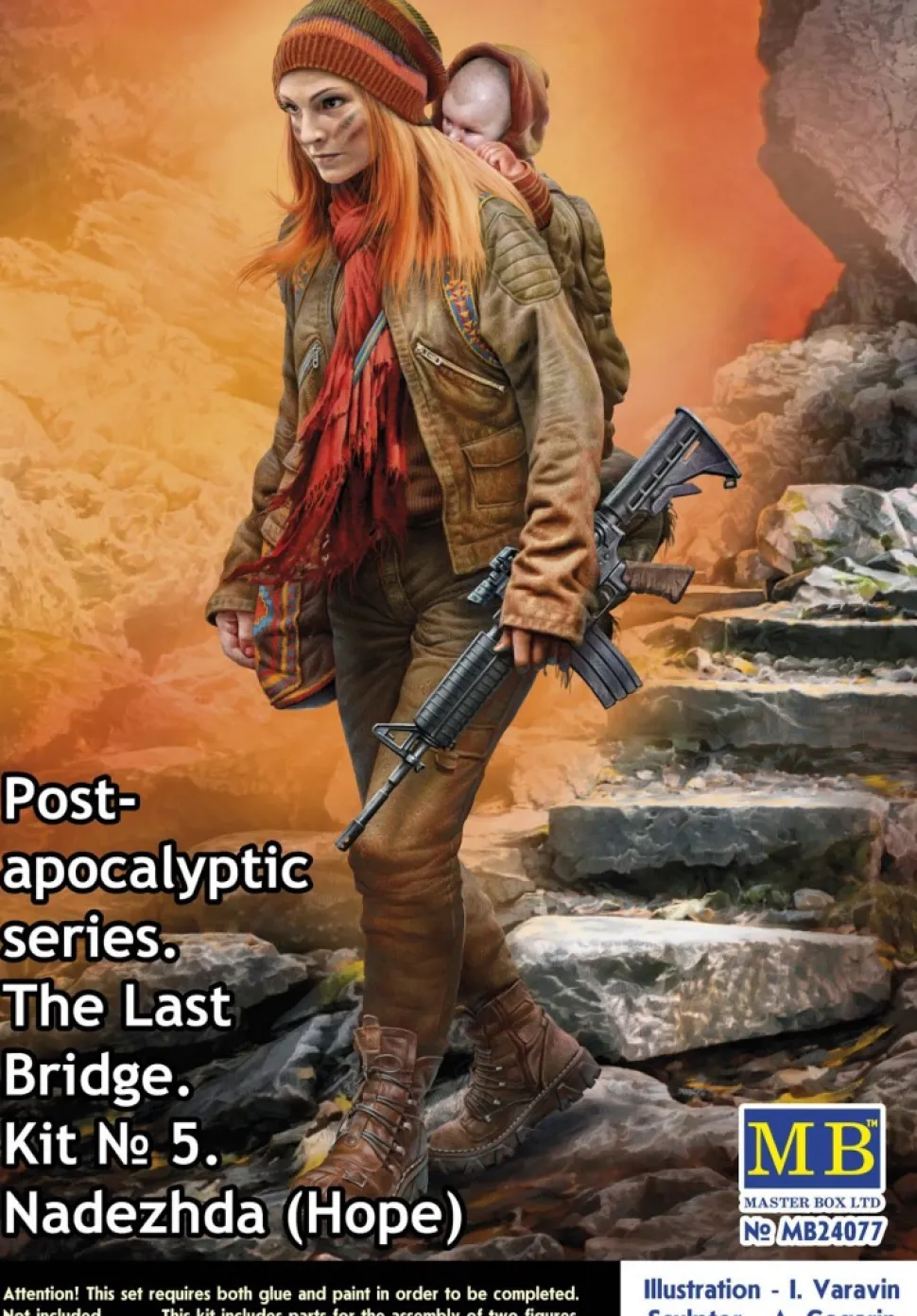 Master Box 1/24 Post-Apocalyptic Series - The Last Bridge Kit 5 - Nadezhda (Hope)