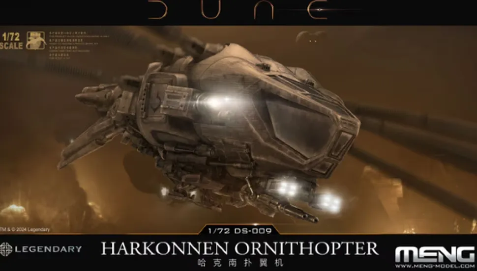 Meng Models 1/72 Dune Harkonnen Ornithopter