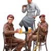 MiniArt 1/35 British Soldiers in Cafe Model Figures