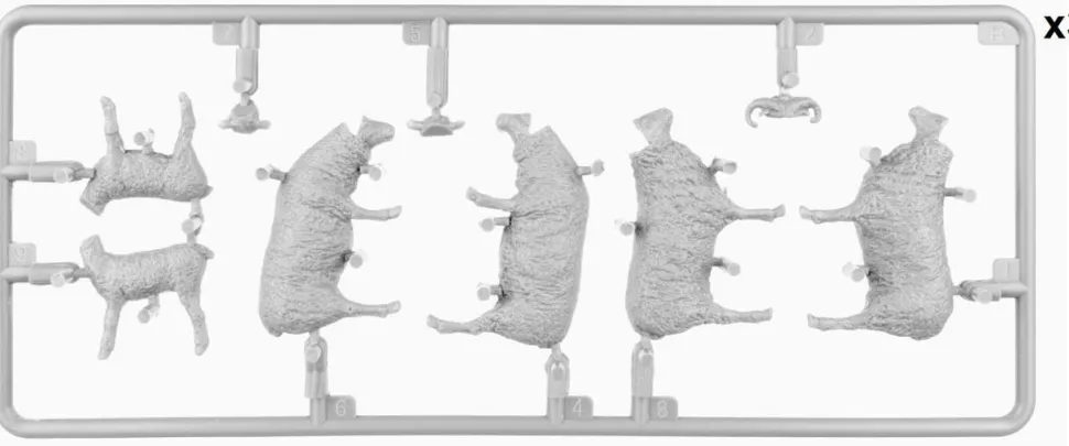 MiniArt 1/35 Sheep Model Figures