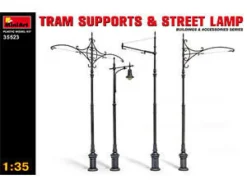 MiniArt 1/35 Tram Supports & Street Lamp