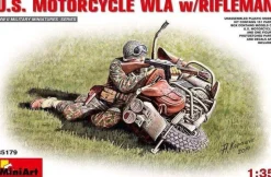 MiniArt 1/35 US Motorcycle WLA & Rifleman