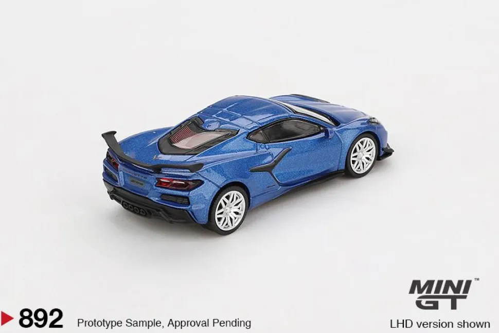 Mini GT 1/64 Chevrolet Corvette Z06 2023 Elkhart Lake Blue Metallic