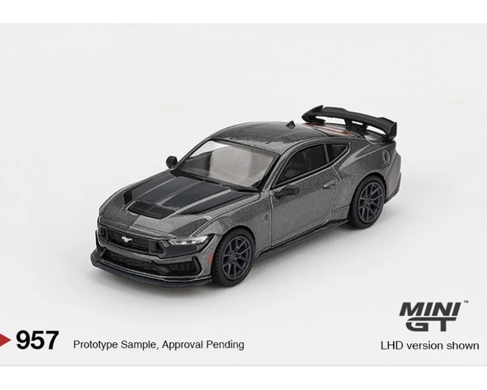 Mini GT 1/64 Ford Mustang Dark Horse 2024 Carbonized Grey (RHD)