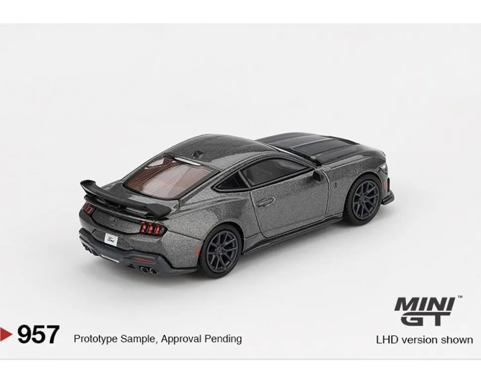 Mini GT 1/64 Ford Mustang Dark Horse 2024 Carbonized Grey (RHD)