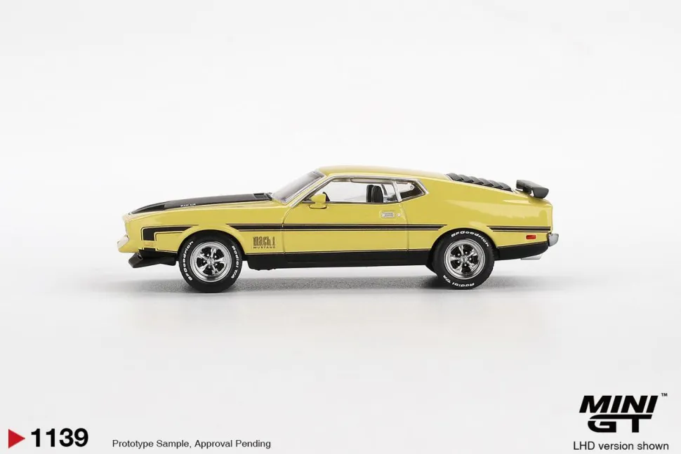 Mini GT 1/64 Ford Mustang Mach1 Grabber Yellow