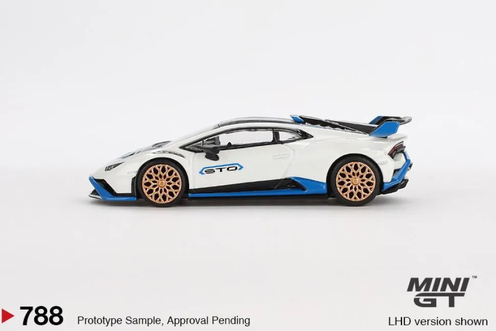 Mini GT 1/64 Lamborghini Huracán STO Bianco Asopo