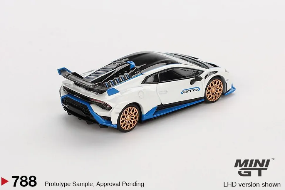 Mini GT 1/64 Lamborghini Huracán STO Bianco Asopo