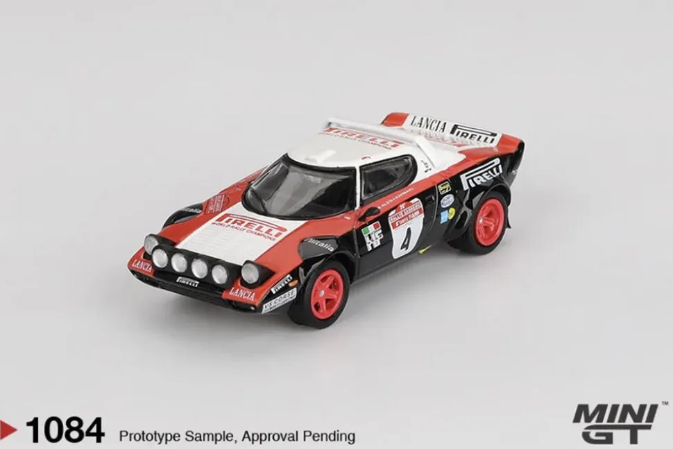Mini GT 1/64 Lancia Stratos HF No.4 1978 Rally Sanremo Winner (LHD)