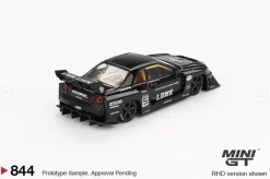 Mini GT 1/64 Nissan Skyline LB-ER34 Super Silhoutte Black