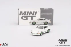 Mini GT 1/64 Porsche 911 Carrera RS 2.7 Grand Prix White/Green